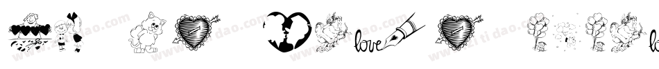 KR Be Mine Again字体转换